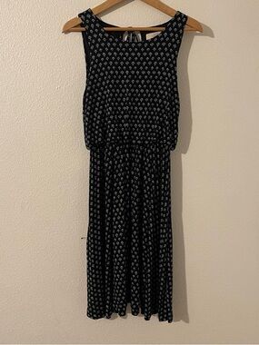 Ann Taylor Loft Womens Knee Length Dress Navy Blue Size Small